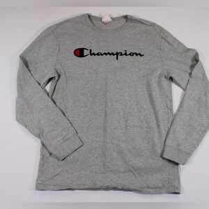 Men’s Champion Gray Long Sleeve Size Large